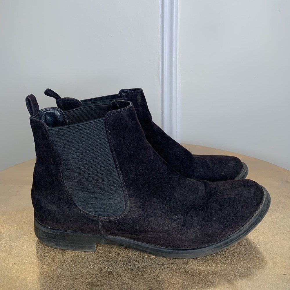 Microfibre Chelsea boots